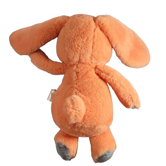 B. Toys Orange Bunny Plush Stuffed Animal Soft Ears 12" Rabbit Toy - Picture 3 of 14
